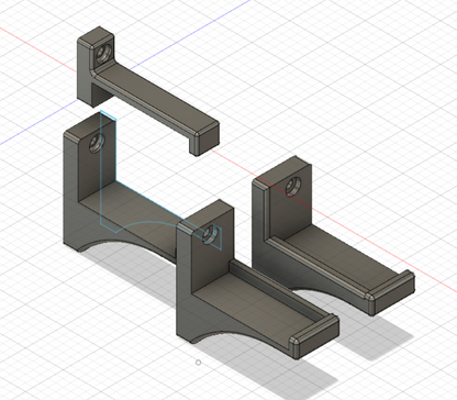 Wieszak Xbox Series S typu "slide in"